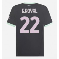 Camisa de Futebol AC Milan Emerson Royal #22 Equipamento Alternativo 2024-25 Manga Curta